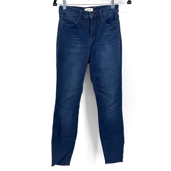 L'AGENCE Margot High Rise Skinny Jeans Womens Sz 25 NWOT Dark Wash Stretch Denim - Picture 2 of 9